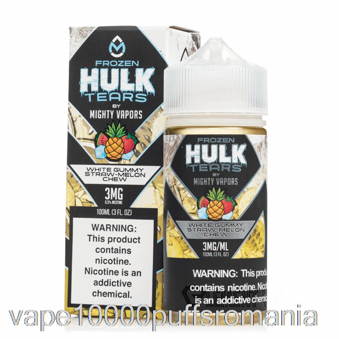 Vape Romania Mestecat Pepene Galben Congelat Alb Paie - Lacrimi Hulk - 100ml 3mg